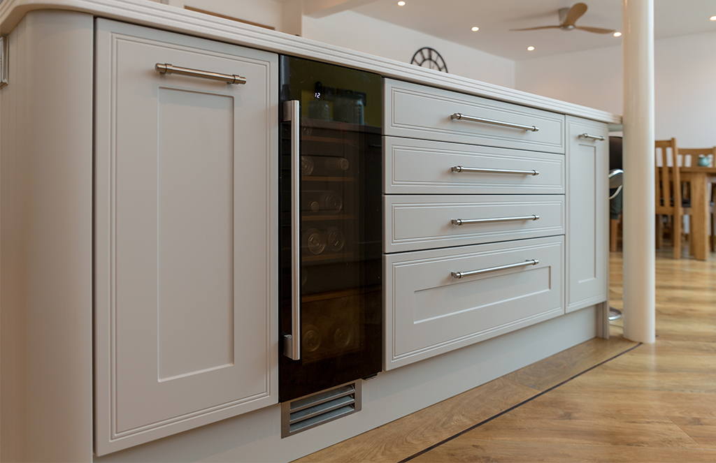 Bella Rowen Style in Supermatt Taupe Grey Kitchen Door Made to Measure and  46 Colours Available