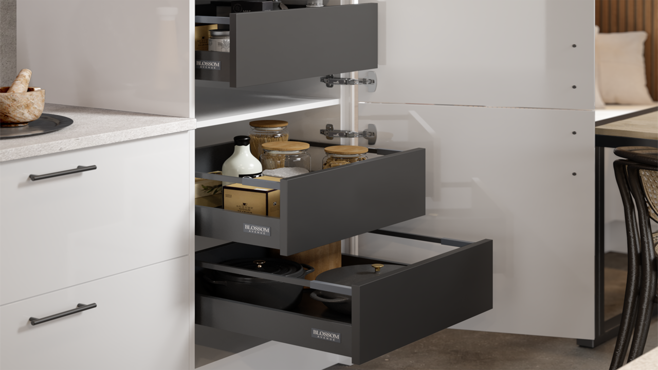 Option 2 - Internal drawers matching the drawer boxes