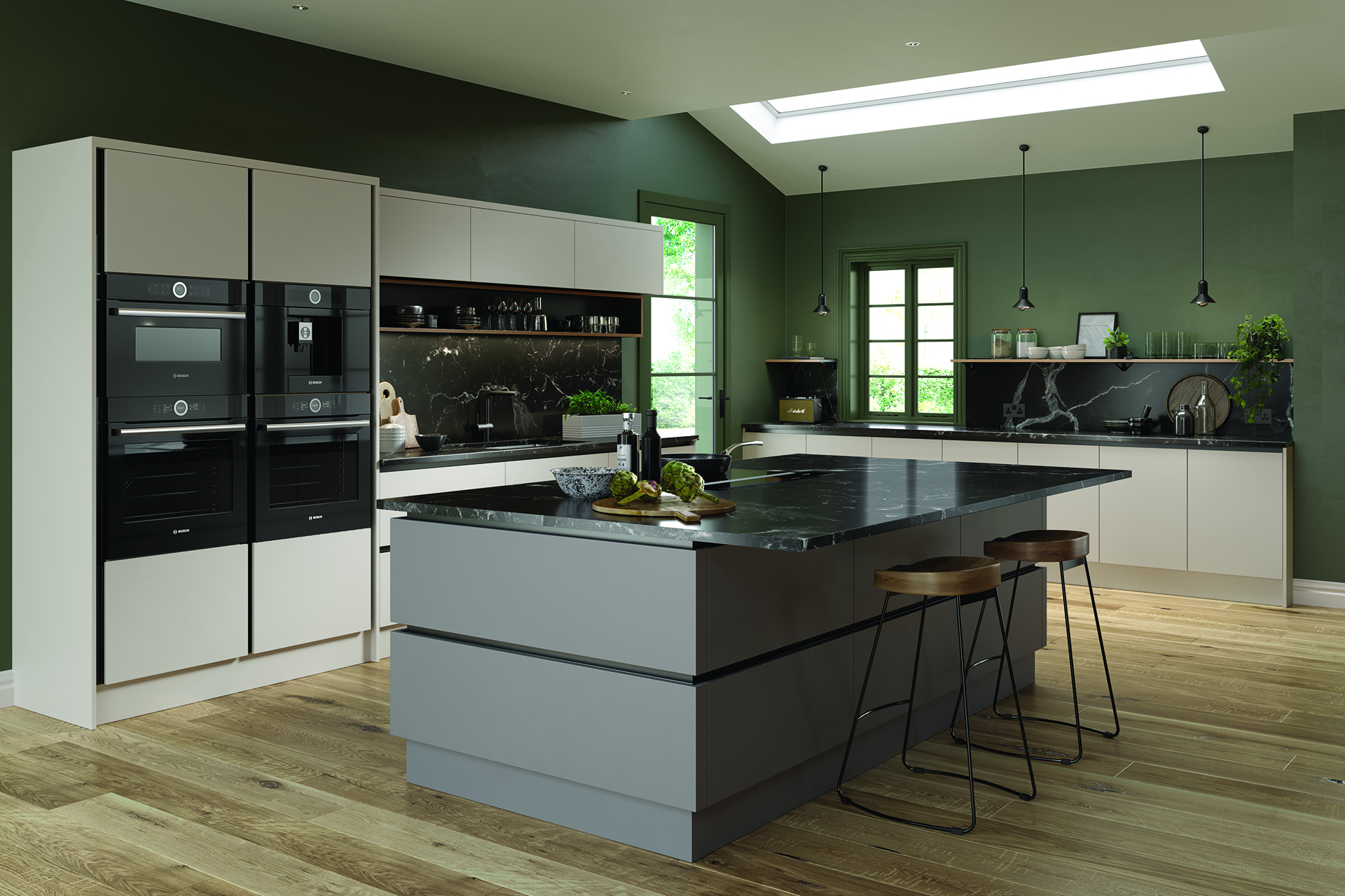 2. All I want for Christmas is the InRail Valore Smooth Cashmere & Smooth Dust Grey kitchen