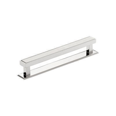 Barrington Pull Handle and Back Plate Polished Nickel