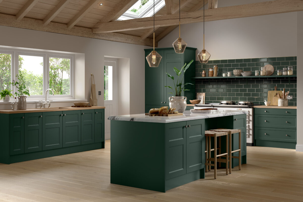 Bella Supermatt Fir Green / Style: Aldridge