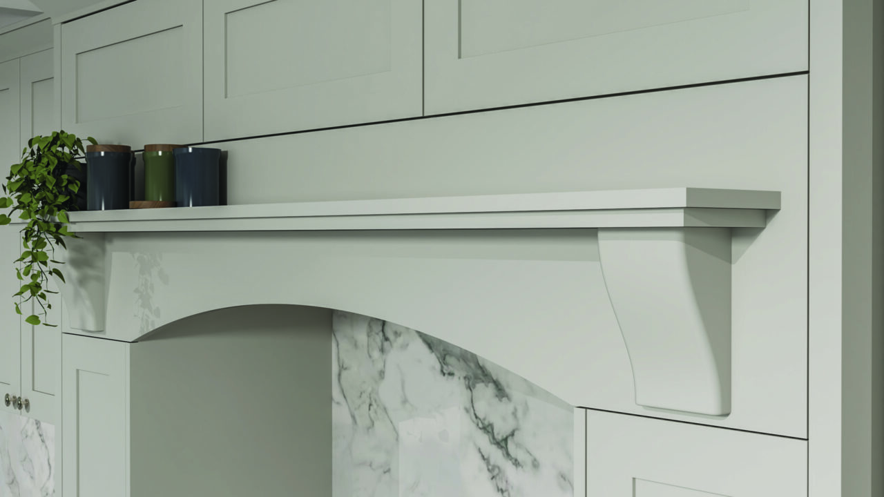 Mantle Shelf and Corbel