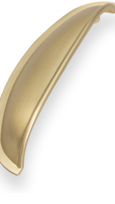 windsor cup handle satin brass