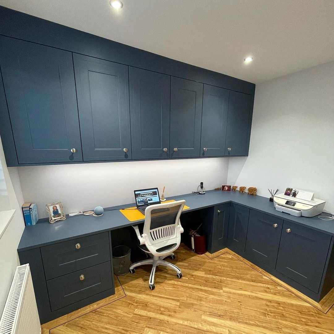 Revelle Interiors Limited Helmsley Matt Colonial Blue