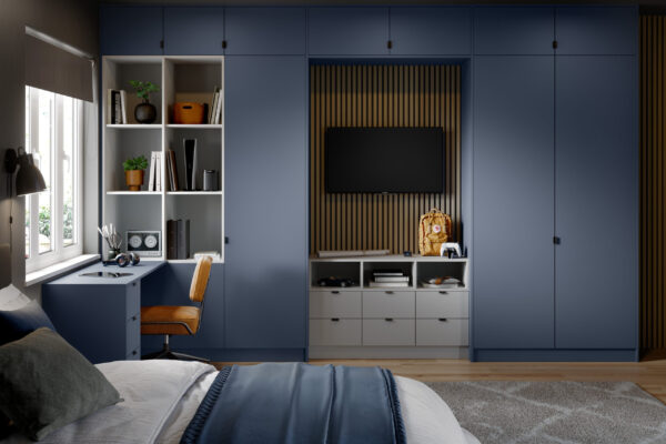 Ora Supermatt Blue & Light Grey