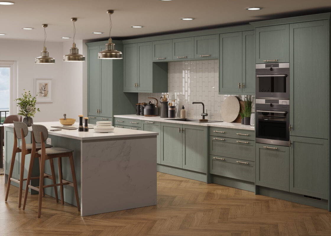 Waterford Woodgrain Sage Green